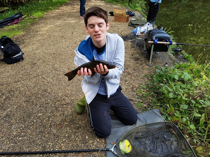 Cracking Tench on the feeder