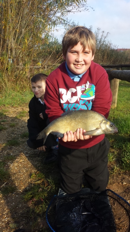 Danny on the bream