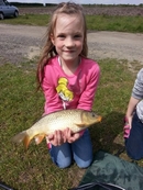 Angel with a great Carp